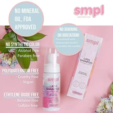 SMPL Aesthetics Eyelash Extension Cleanser Kit with Brush