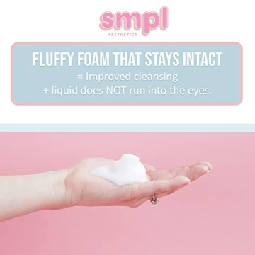 SMPL Aesthetics Eyelash Extension Cleanser Kit with Brush