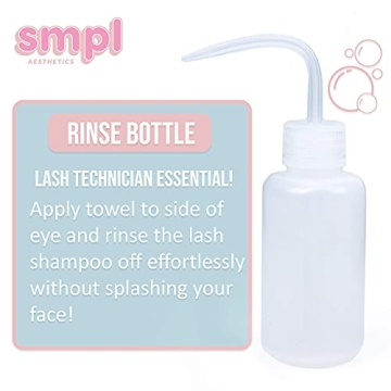 SMPL Aesthetics Eyelash Extension Cleanser Kit with Brush