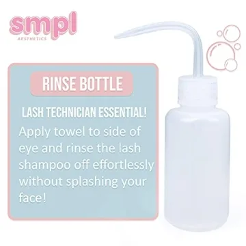 SMPL Aesthetics Eyelash Extension Cleanser Kit with Brush