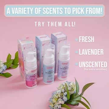 SMPL Aesthetics Eyelash Extension Cleanser Kit with Brush