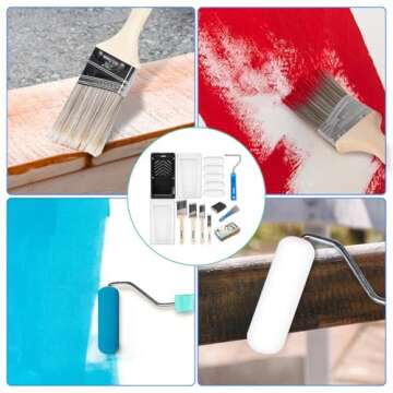 Rhibak Paint Roller Kit for Professional and Beginner Painters