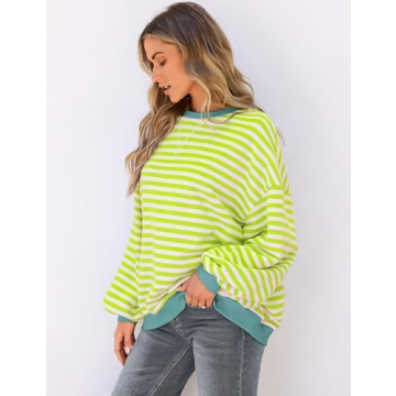 UEU Women's Oversized Y2K Sweatshirt for Trendy Comfort