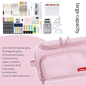 HVOMO Big Capacity Pencil Case for Stylish Storage