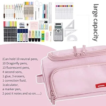 HVOMO Big Capacity Pencil Case for Stylish Storage