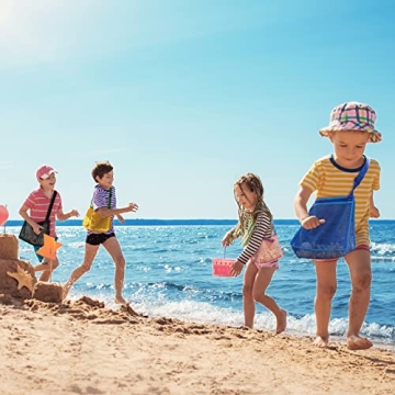 JOTO Beach Mesh Bag Shells Collecting Totes - 4 Pack