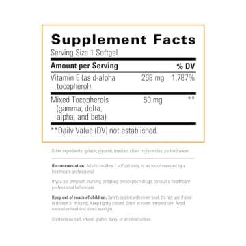 Integrative Therapeutics - Vitamin E - Tocopherol Form of Vitamin E - Supports Heart Health & Promot...