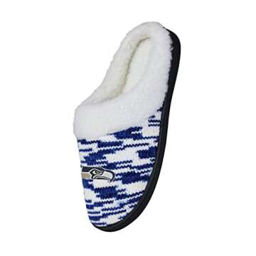 FOCO Seattle Seahawks Sherpa Lined Colorblend Cup Sole - Womens Large