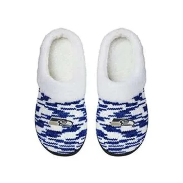 FOCO Seattle Seahawks Sherpa Lined Colorblend Cup Sole - Womens Large