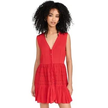 Playa Lucila Women's Eyelet Dress - Chic & Playful Summer Style