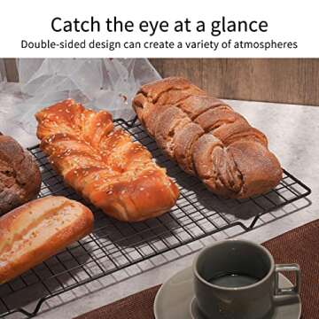 Youngerfoto 2 PCS Photo Backdrop Boards Kit, 24x24in Double Sided Wood Cement Texture Food Backdrops Tabletop Flat Lay Photography Backgrounds for Jewelry Cosmetics Small Product Props