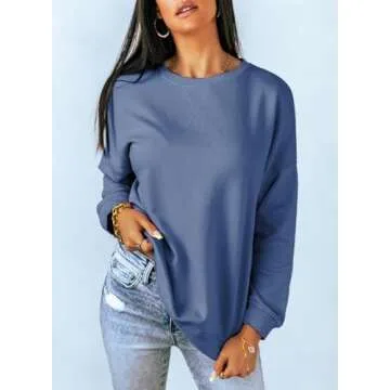 Stylish Dokotoo Women's Crewneck Sweatshirt for Comfort