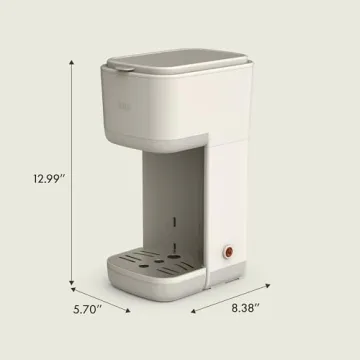 BELLA Single Serve Coffee Maker with Drip Tray & Auto Shutoff
