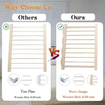 Adjustable Wooden Baby Playpen with Locking Gate