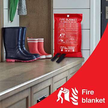 Aaaspark Fire Emergency Blanket | 3 Pack Versatile Safety Covers