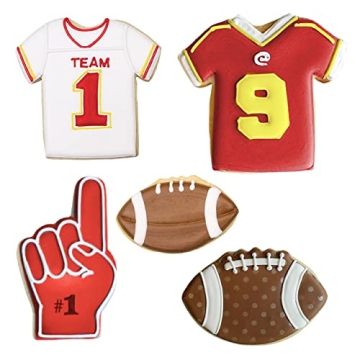 Football Cookie Cutters Set for Game Day Fun