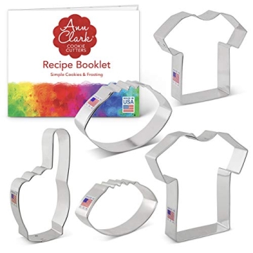 Football Cookie Cutters Set for Game Day Fun