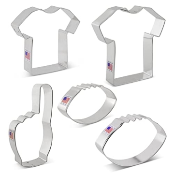 Football Cookie Cutters Set for Game Day Fun