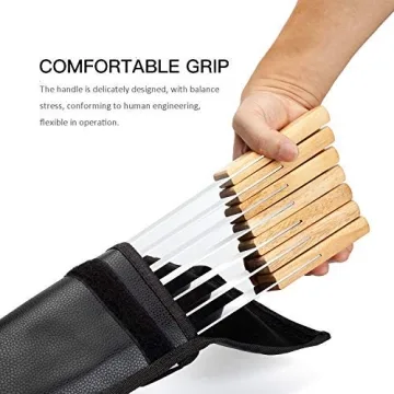 Goutime 23-Inch Metal BBQ Skewers Set of 7