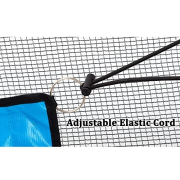 MINAYI Trampoline Basketball Hoop | Fun for Kids Outdoors | Secure Easy Setup