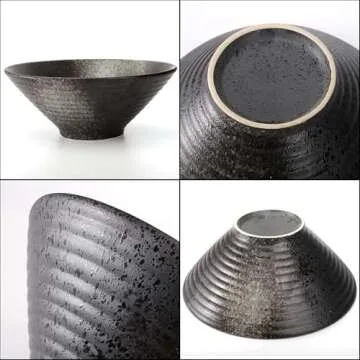 ZOOFOX Ramen Bowl Set with Utensils - 60 oz Capacity