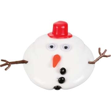 Toysmith Melting Snowman – Reusable Putty Slime Kit with Snowman Accessories – Build, Melt & Rebuild Fun – Desk Toy & Holiday Gift for Kids – Christmas Stocking Stuffer – Ages 5+