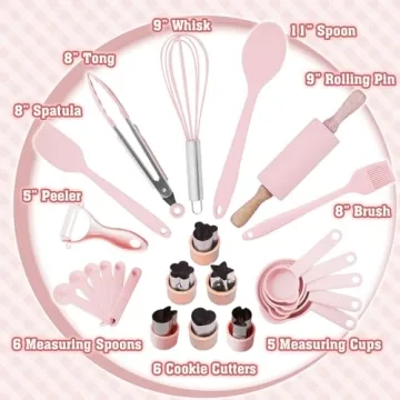 JoyTown Kids Cooking Set - 33PCS Fun Baking Supplies