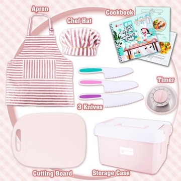 JoyTown Kids Cooking Set - 33PCS Fun Baking Supplies