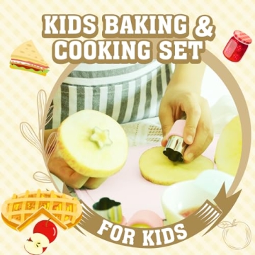 JoyTown Kids Cooking Set - 33PCS Fun Baking Supplies