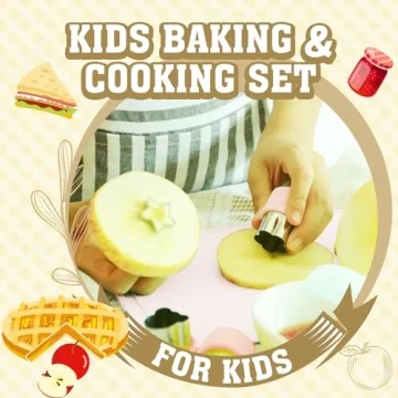 JoyTown Kids Cooking Set - 33PCS Fun Baking Supplies