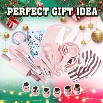 JoyTown Kids Cooking Set - 33PCS Fun Baking Supplies