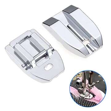 TISEKER 3 Concealed Invisible Zipper Presser Foot Set