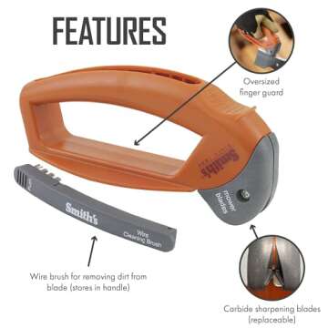 Smith’s Handheld Lawn Mower Blade Sharpener for Easy Sharpening