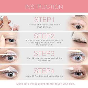 Lash Lift Kit, Eyelash Lift Kit, Advanced Eyelash Perm Kit, Eyelash Curling Lash Extension Set For Beginner And Professional Lash Perm To Get Salon Quality At Home