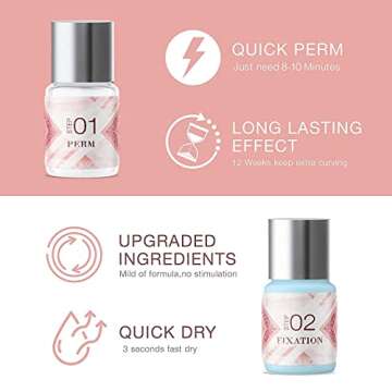 Lash Lift Kit, Eyelash Lift Kit, Advanced Eyelash Perm Kit, Eyelash Curling Lash Extension Set For Beginner And Professional Lash Perm To Get Salon Quality At Home