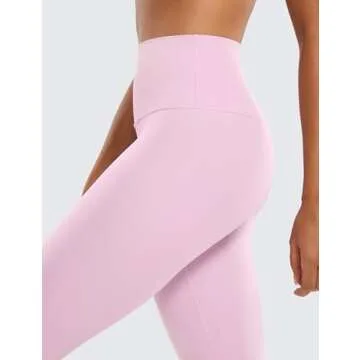 CRZ YOGA Butterluxe High Waisted Lounge Legging 25" - Buttery Soft Workout Yoga Pants for Women Vita Pink Medium