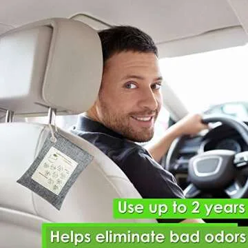 Bamboo Charcoal Air Purifying Bags - Natural Odor Eliminator