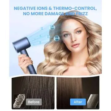 LAMPICK Professional High-Speed Hair Dryer - Fast & Ionic