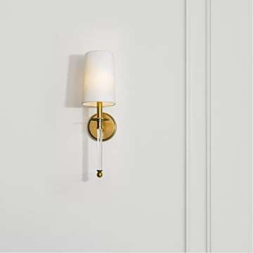 Elegant Z-Lite 1 Light Wall Sconce - Brass Finish