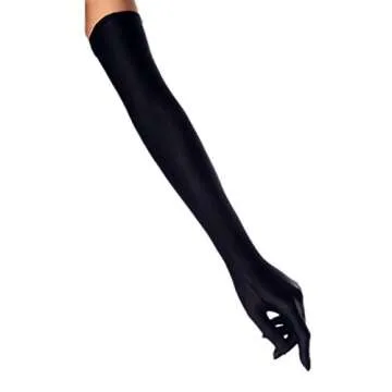 DreamHigh Satin Finger Gloves for Weddings & Proms
