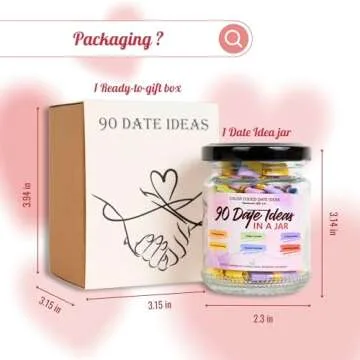90 Date Ideas In A Jar, Date Night Ideas, Valentines Day Gifts For Her, Valentines Day Gifts, Couple Gifts, Couples Games, Gift Ideas, Date Night Ideas, Valentines Day Gifts For Him, Couples Stuff