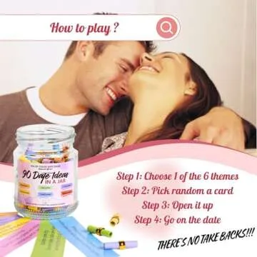 90 Date Ideas In A Jar, Date Night Ideas, Valentines Day Gifts For Her, Valentines Day Gifts, Couple Gifts, Couples Games, Gift Ideas, Date Night Ideas, Valentines Day Gifts For Him, Couples Stuff