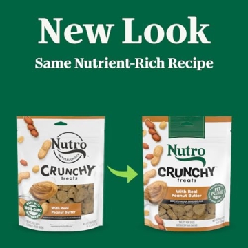 Nutro Crunchy Dog Treats with Real Peanut Butter 16 oz