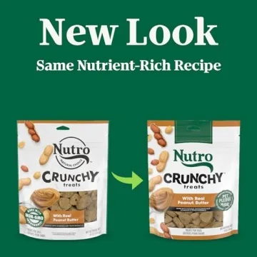 Nutro Crunchy Dog Treats with Real Peanut Butter 16 oz