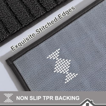 Non-Slip Kitchen Rug - Absorbent & Machine Washable