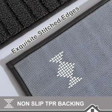 Non-Slip Kitchen Rug - Absorbent & Machine Washable