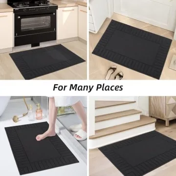 Non-Slip Kitchen Rug - Absorbent & Machine Washable