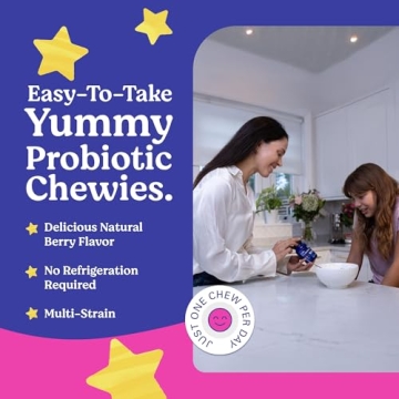 Lovebug Kids Probiotics – Chewable Daily Digestive Support