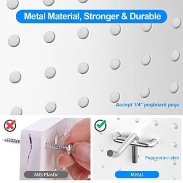 Durable DEMEDO Peg Board - Organize Your Craft Room