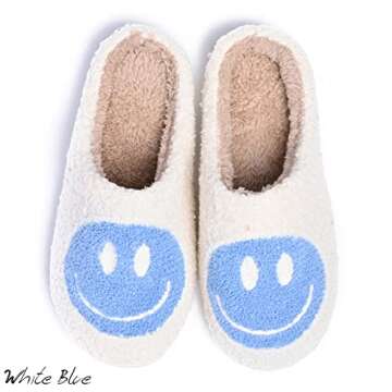 AIMINUO Happy Face Slippers for Cozy Winter Comfort